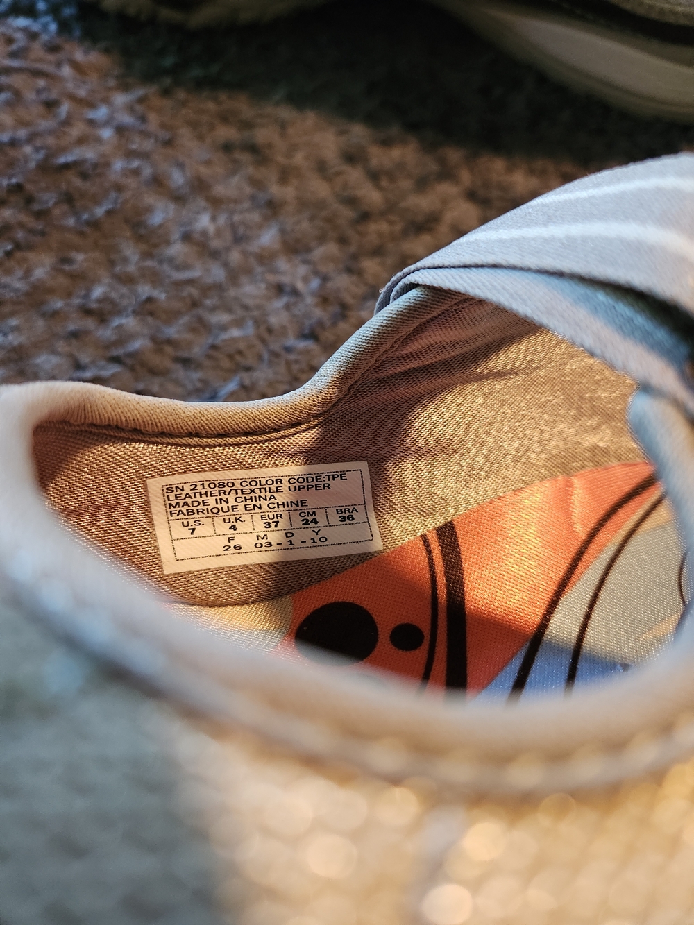 Skechers Mary Jane Sport Shoes in Metallic Silver & Light Beige - Picture 7 of 15